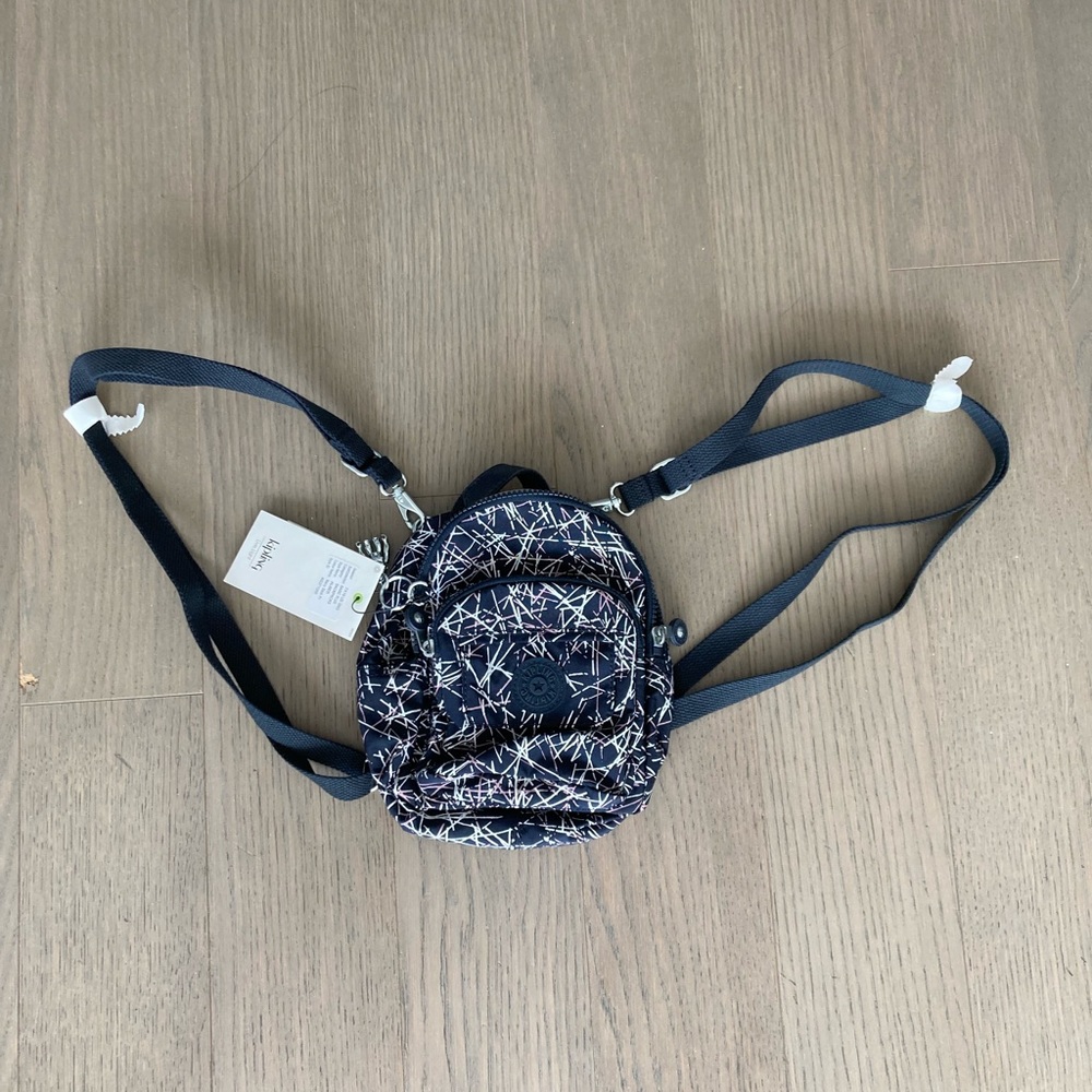 Kipling convertible knapsack.
